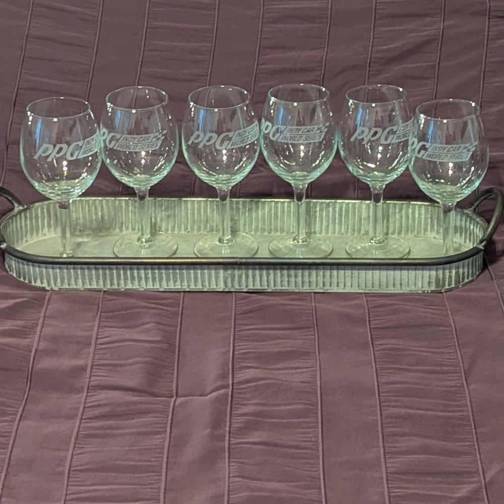 PPG Indy Car World Series Wine Glasses - Set of 6